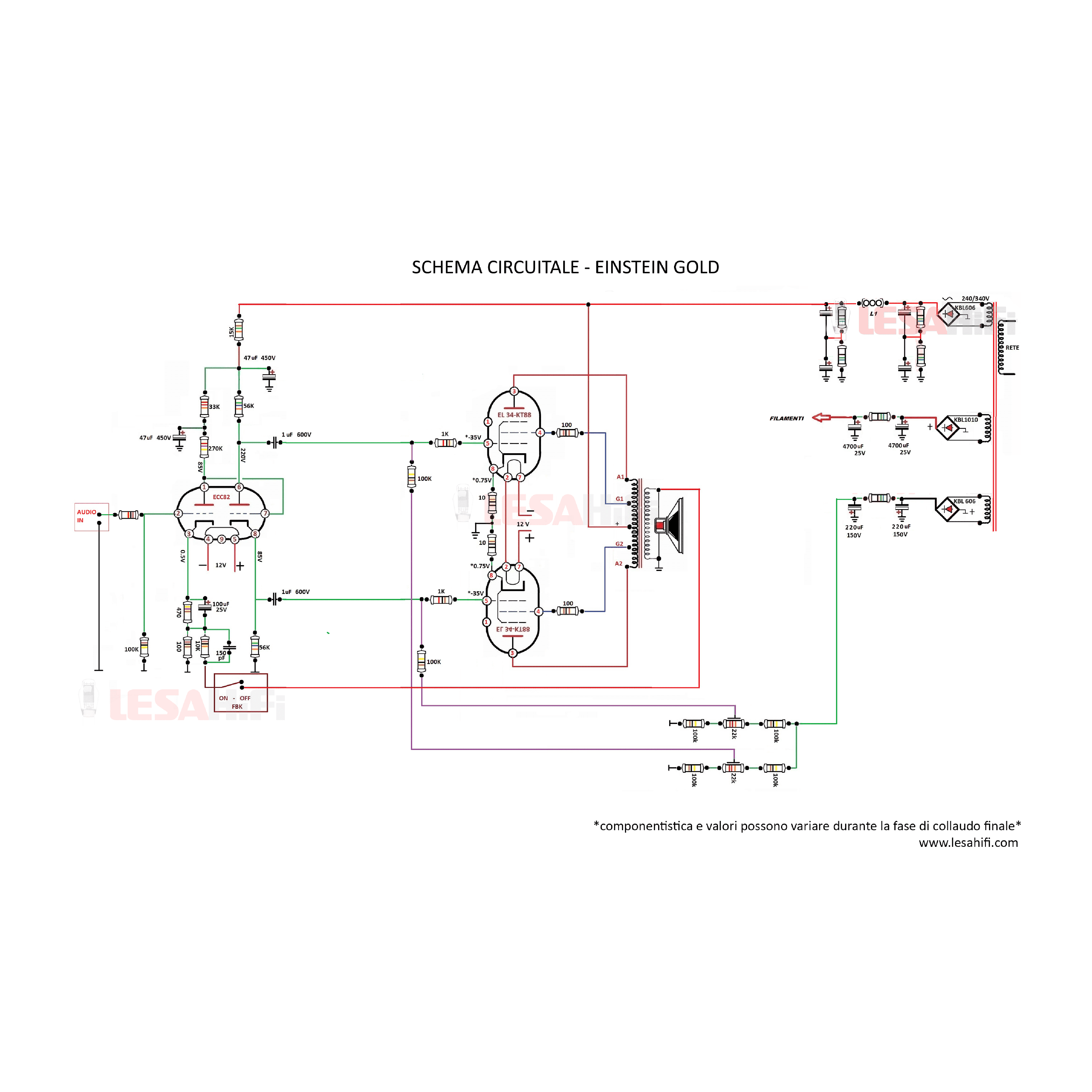 EINSTEIN GOLD (15/30W Push-Pull)